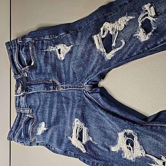 American Eagle next level stretch size 00 super high rise jeggings - Picture 5 of 8